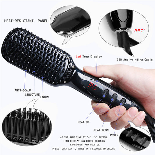 New Ceramic Straightening Comb