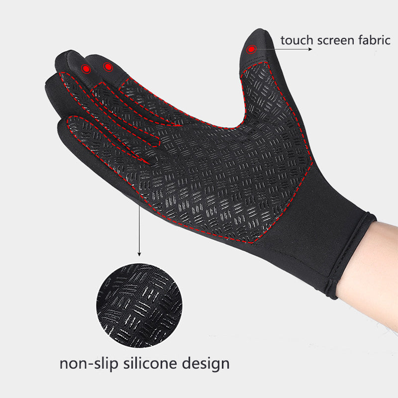 Winter Touchscreen Gloves – Warm, Waterproof & Anti-Slip for Riding & Sports