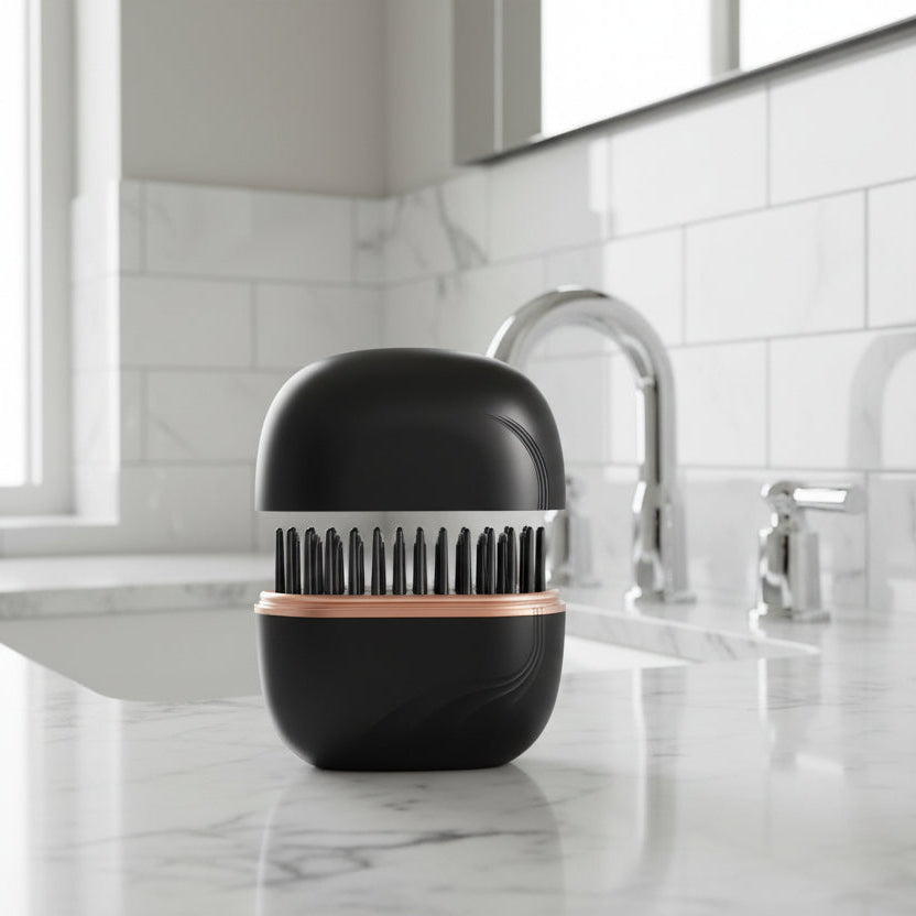 Mini Portable Hair Straightener Comb – Wireless & Safe
