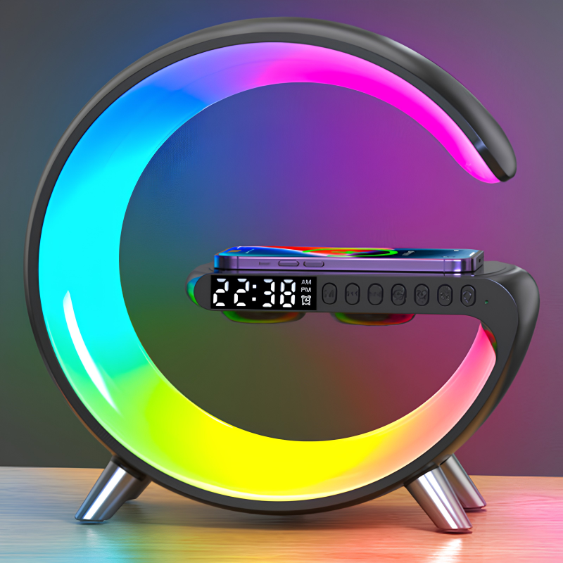 Smart RGB Lamp with Wireless Charger & Bluetooth Speaker
