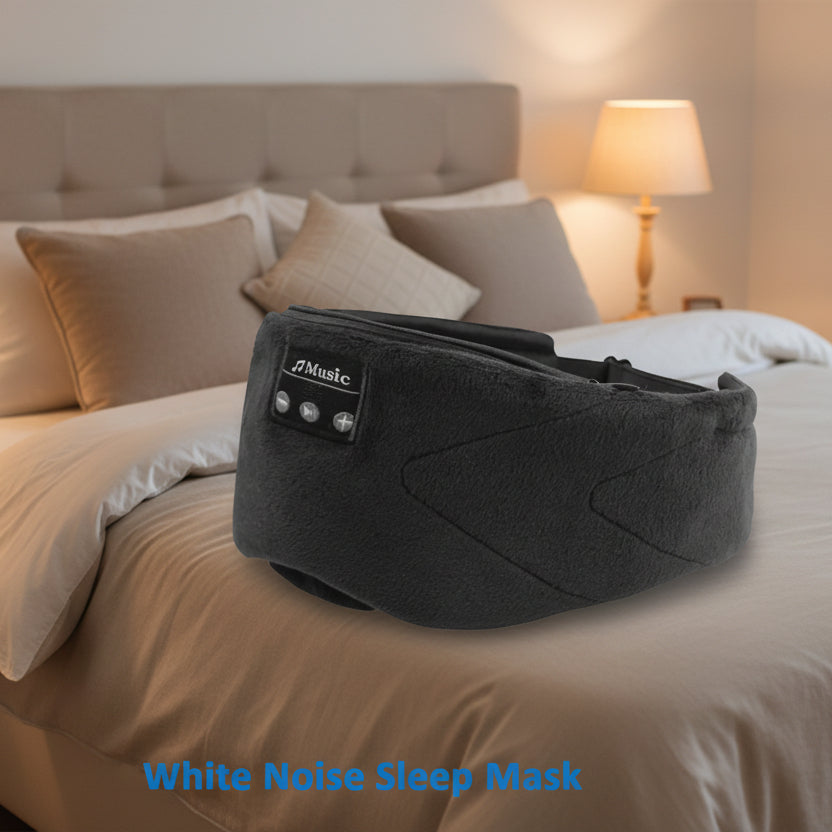 White Noise Sleep Mask – Relax & Rest Anywhere