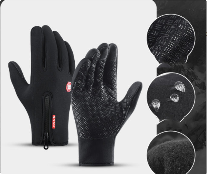 Winter Touchscreen Gloves – Warm, Waterproof & Anti-Slip for Riding & Sports