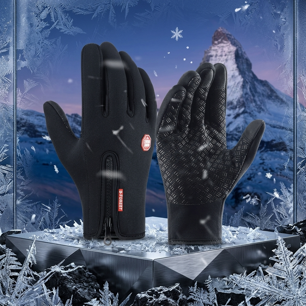 Winter Touchscreen Gloves – Warm, Waterproof & Anti-Slip for Riding & Sports