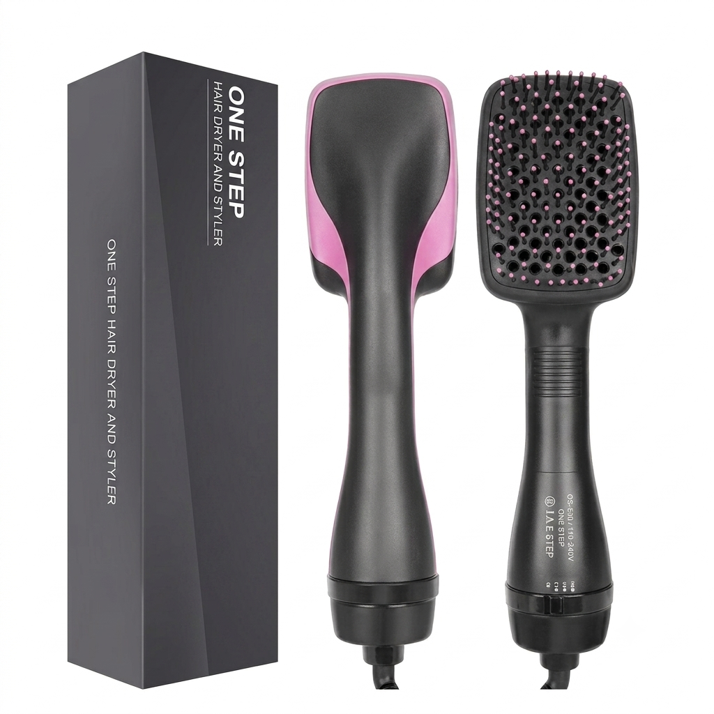 Salon Style 2-in-1 Hair Dryer and Straightening Brush