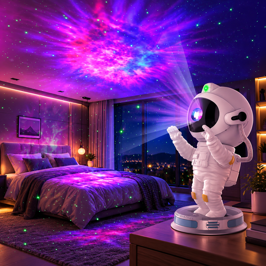 Astronaut Galaxy Projector – Aurora & Stars